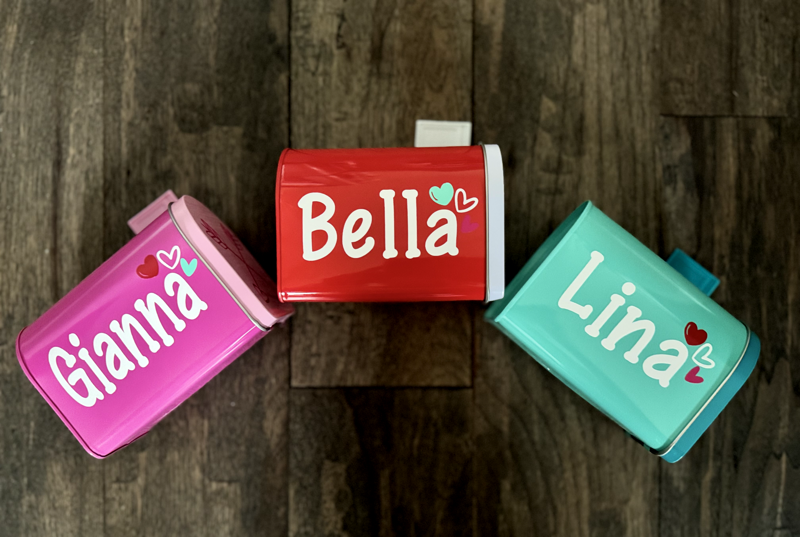 Personalized Valentine's Mailboxes