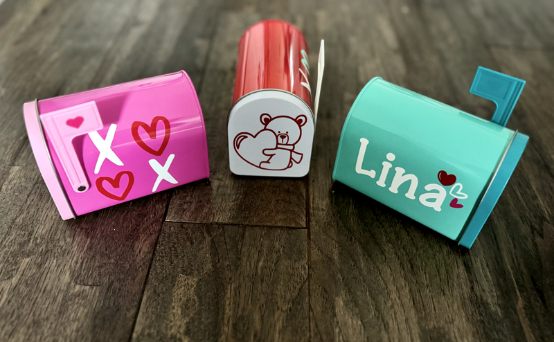 Personalized Valentine's Mailboxes