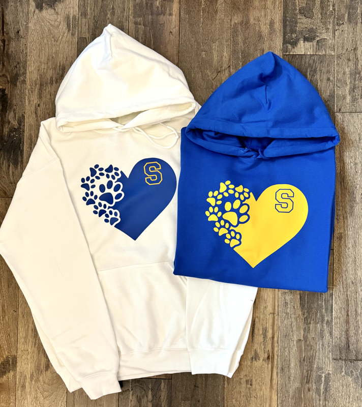 Springfield Heart Print (T-Shirt)