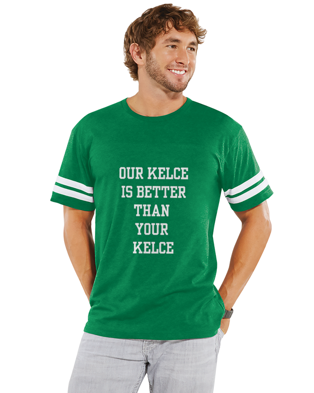 Our Kelce is Better Than Yours (Toddler Crewneck T-Shirt)