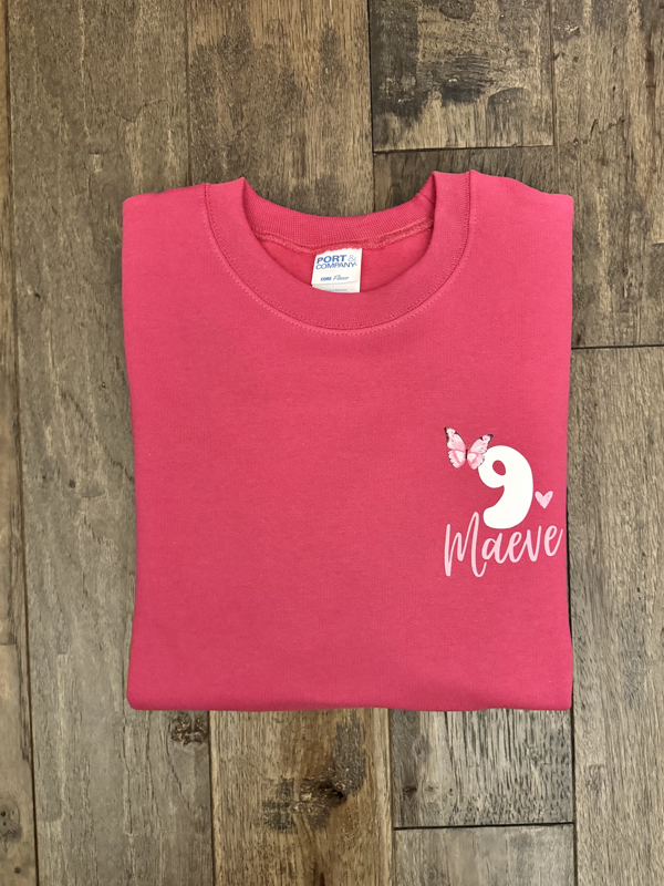 It's Me Hi, I'm the Birthday Girl (front and back) (T-Shirt)