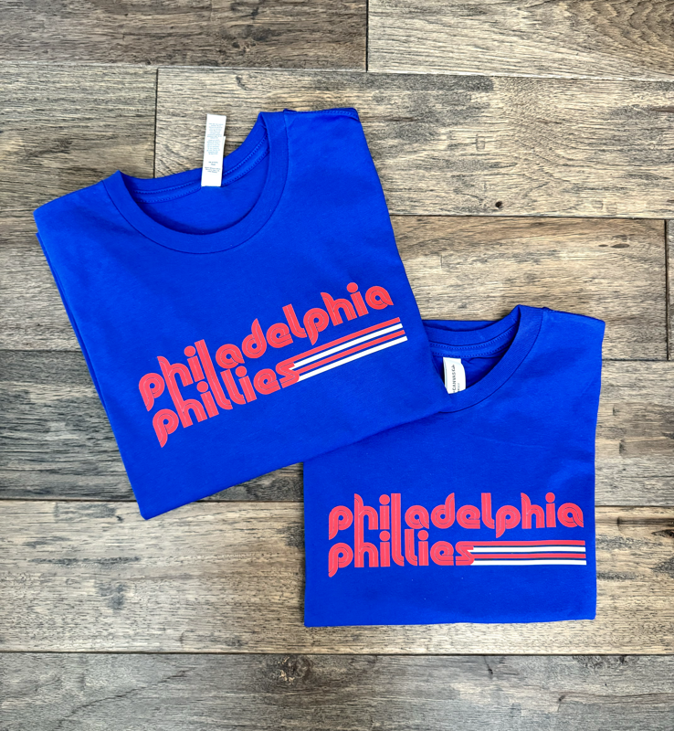 Phillies Retro Print (Infant / Toddler Onsie/T-Shirt)
