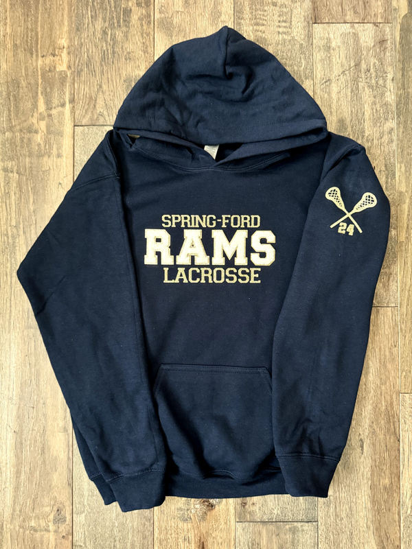 Rams Lacrosse Sweatshirt (Crewneck Sweatshirt)