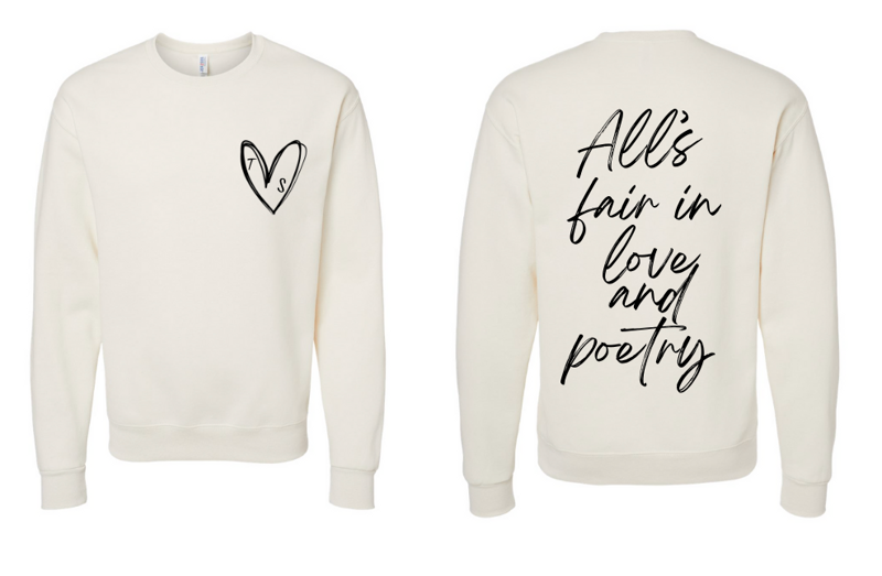 All's Fair in Love and Poetry (Unisex T-Shirt)
