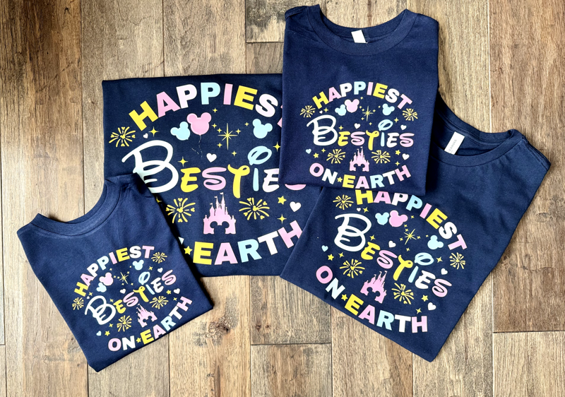 Happiest Besties on Earth (Infant / Toddler Onsie/T-Shirt)