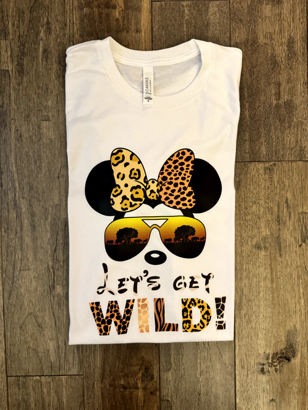 Let's Get Wild - Minnie Safari (Infant / Toddler Onsie/T-Shirt)