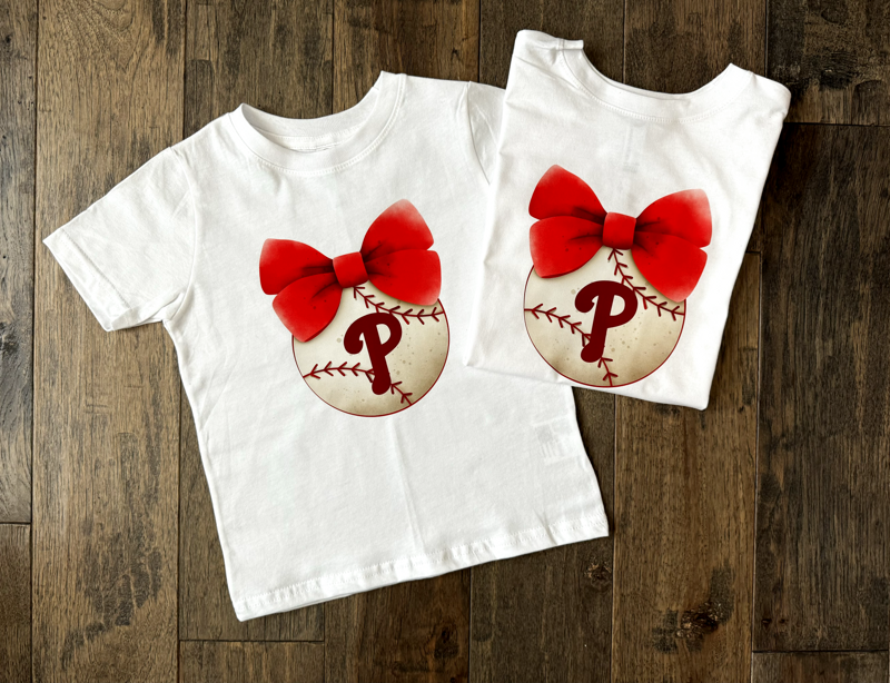 Phillies Tied up with a Bow (Infant / Toddler Onsie/T-Shirt)