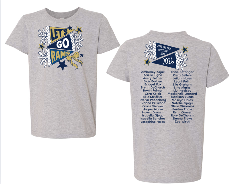 SF Comp Cheer Squad Shirt