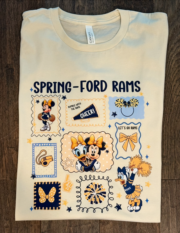 Spring-Ford Cheer Disney Tee
