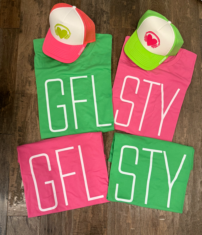 Andrea Tweten Massage - GFL/STY/Manifest Neon Collection (Women's Racerback Tank)