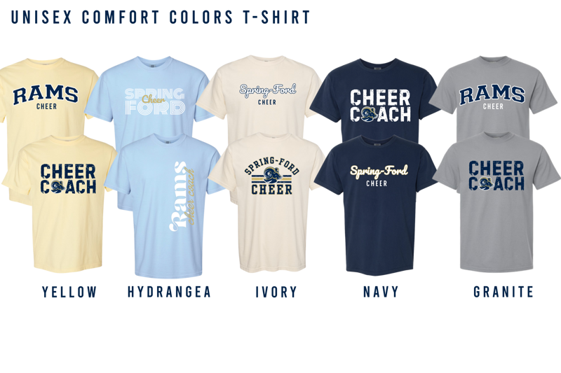 Comfort Colors Unisex Cheer Coach Tee