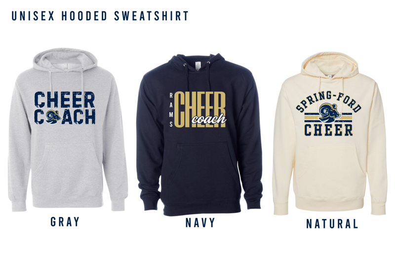 Unisex Cheer Coach Hooded Sweatshirt