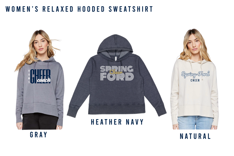 Women's Relaxed Cheer Coach Hoodie