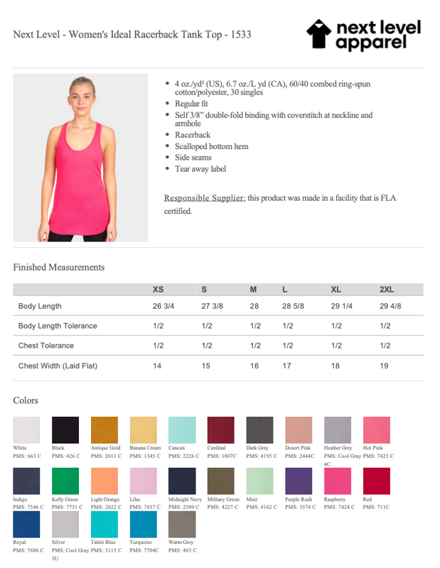 Women's Racerback Tank