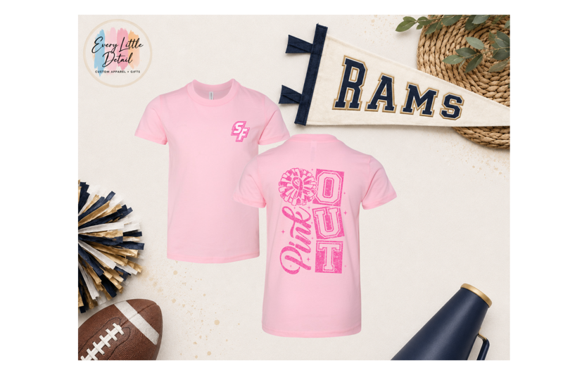 Pink Out - Rams Cheer