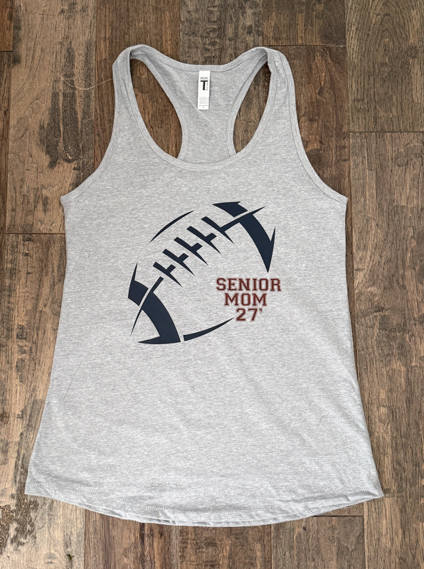 Senior Mom Football Tank