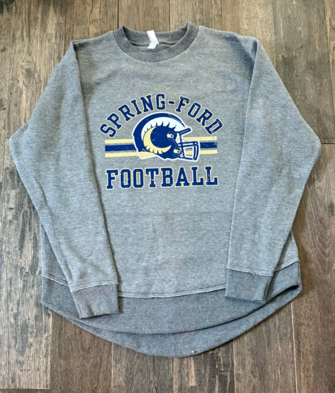 Spring-Ford Football Vintage Helmet (T-Shirt)