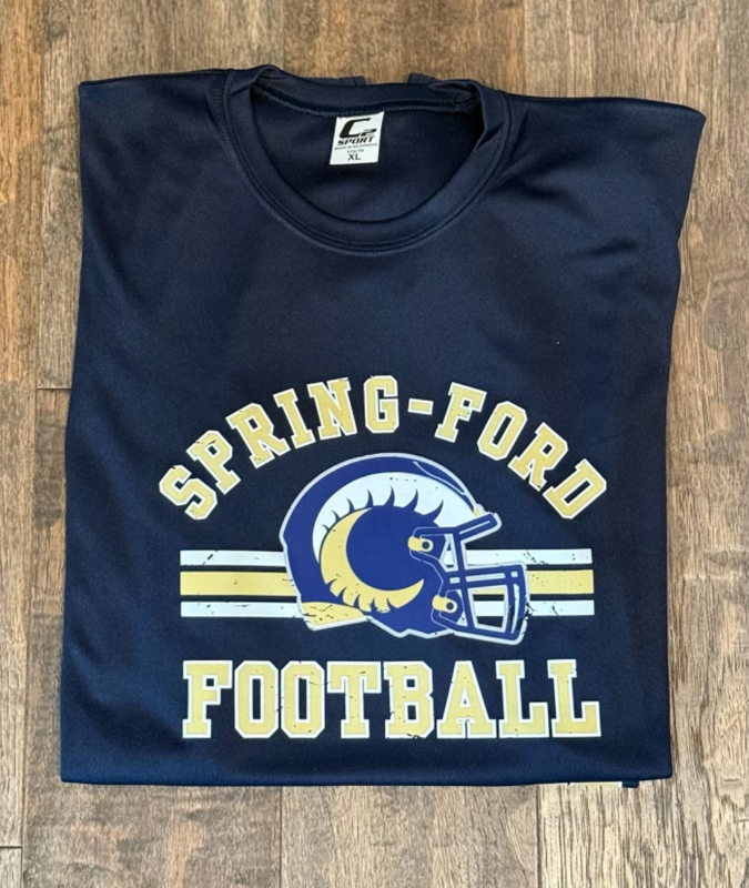 Spring-Ford Football Vintage Helmet (T-Shirt)