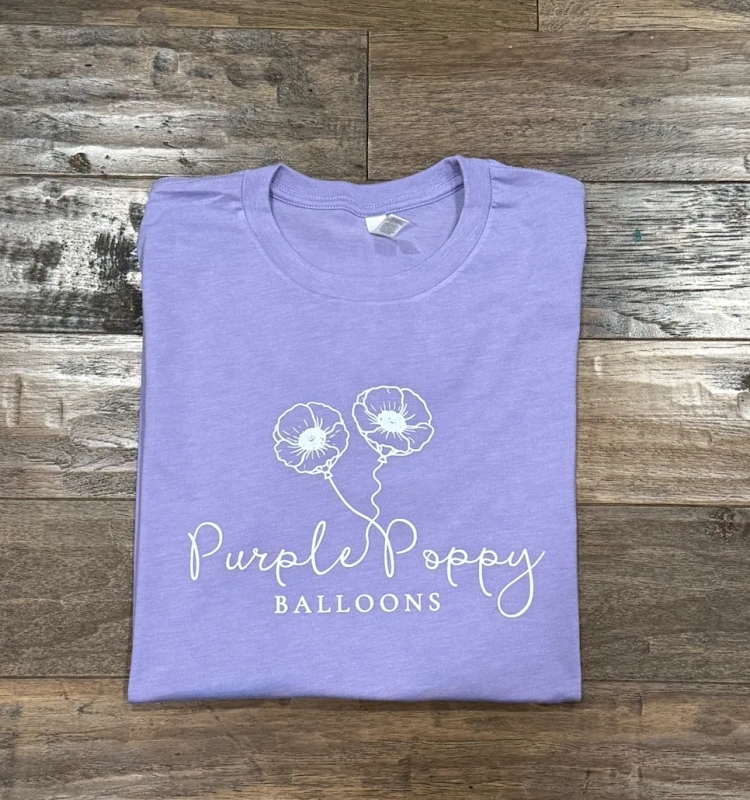 Purple Poppy Balloons