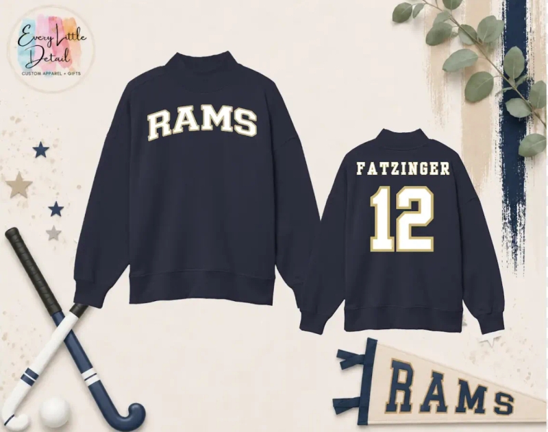 Navy SF Field Hockey Mock Neck