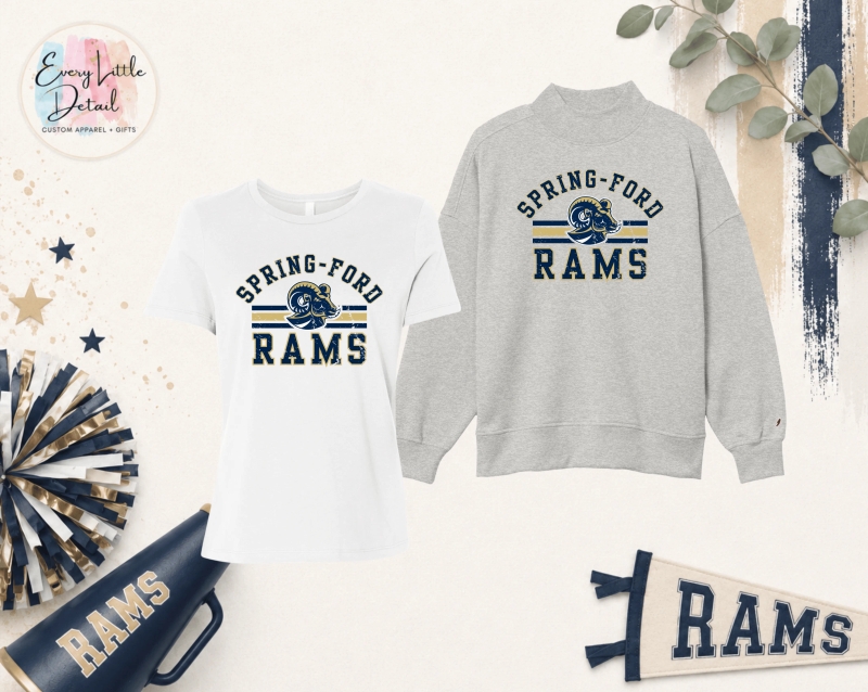 Rams Vintage Lines (Racerback Tank Top)