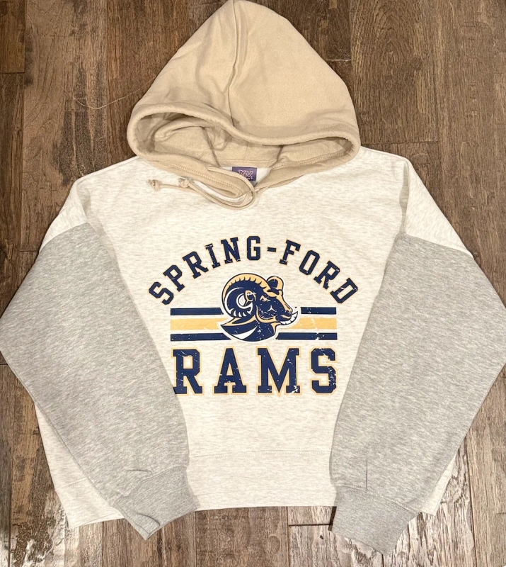 Rams Women's Cropped Hoodie