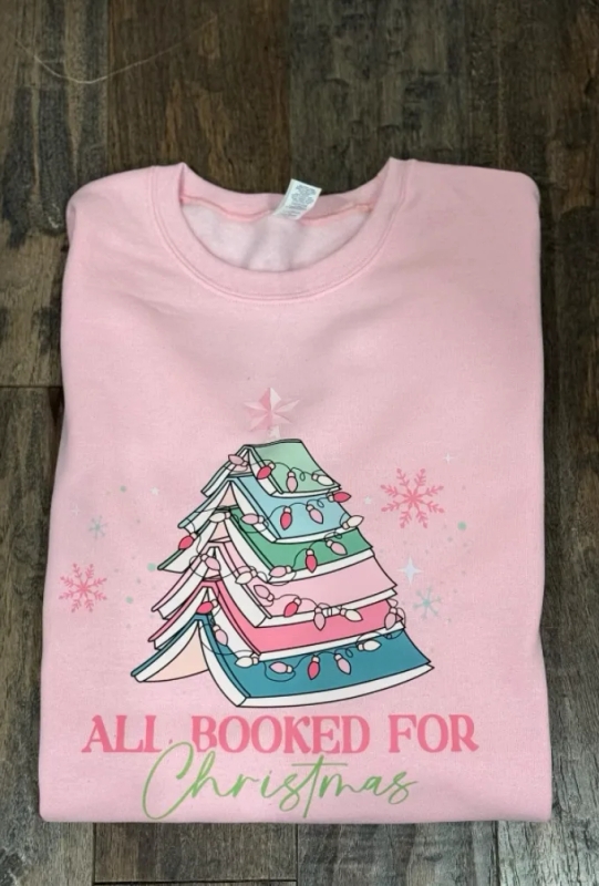 All Booked Christmas Unisex Crewneck