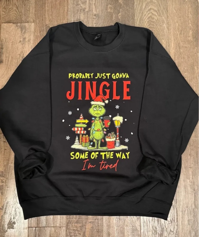 Grinch Jingle All the Way Crewneck
