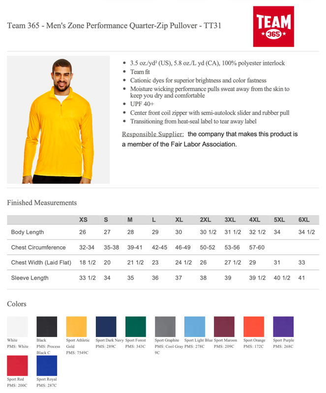 PJP Swim Quarter Zip