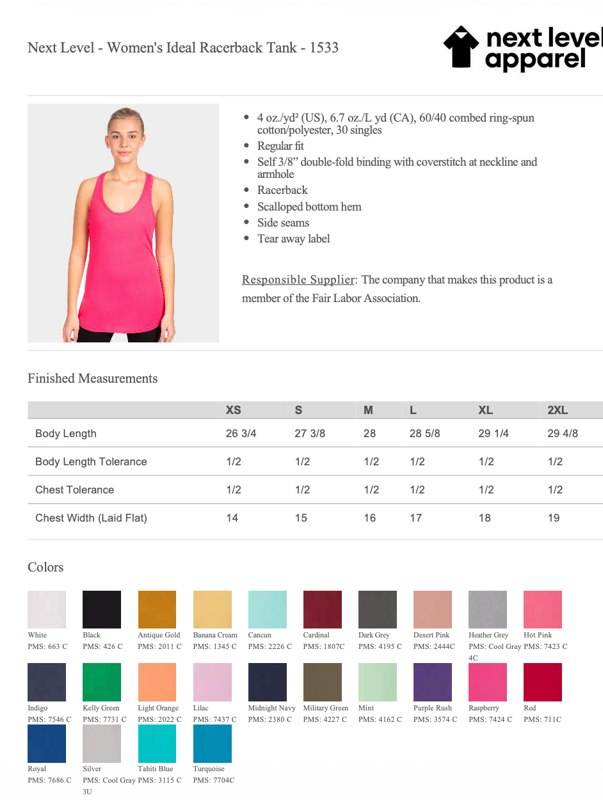 PJP Swim - Racerback Tank