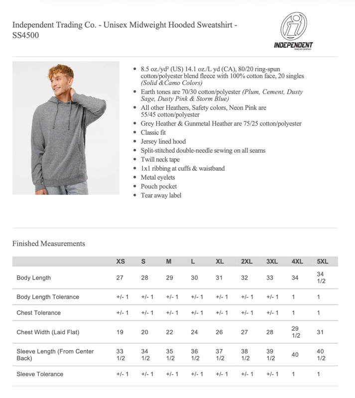 PJP Swim - Unisex Hooded Sweatshirt