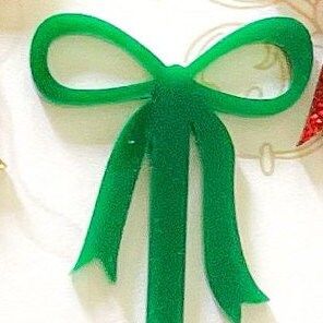 Christmas bow drink stirrers for Holiday Party, cocktail stirrers, acrylic stir sticks, swizzle stick, Christmas Party bar cart accessory (Red Glitter | Set of 5 stirrers)