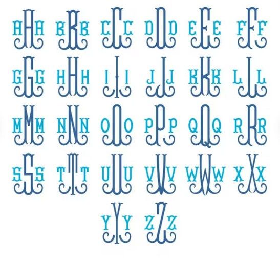 Printed Napkins for Boy Baby Shower - Blue Gingham Paper Napkins - Monogram Napkins for Baby Boy Sprinkle - Custom Cocktail Napkins (100 Printed Napkins | Cocktail 4.75")