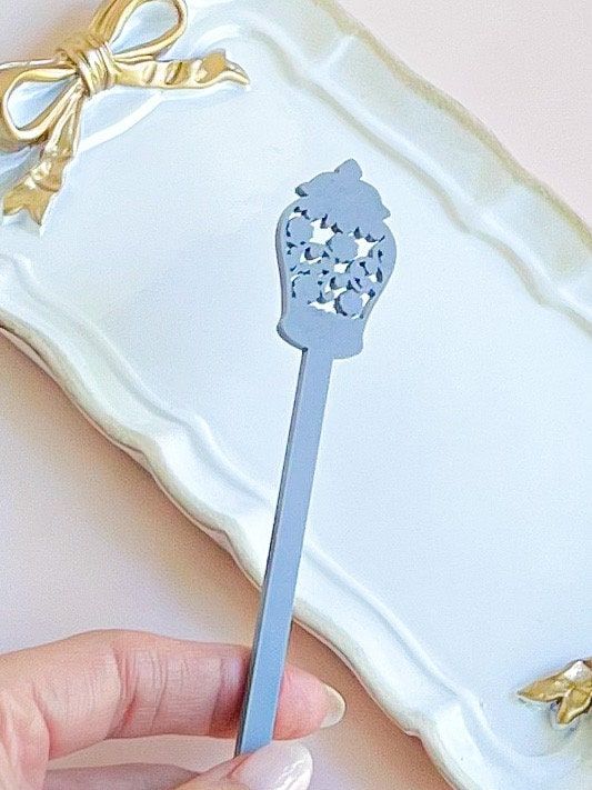 Chinoiserie drink stirrer set of 4, Party Stir Sticks, Bachelorette Bridal Shower Ginger Jar Party Bar Decor - housewarming hostess gifts
