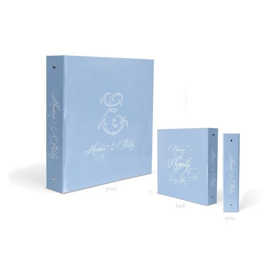 Personalized Wedding Planner Binder - Bride Gift - Wedding Planning Book - Gift for Her - Wedding Organizer - Engagement Gift - Classic Blue