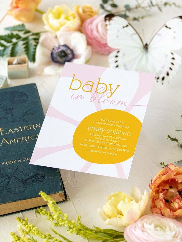 Girl Baby Shower Invitation Baby in Bloom Daisy Baby Girl Sprinkle Summer Flower Party Printable