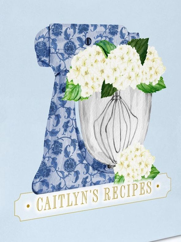 Recipe Book Binder Personalized, Recipes for Bride to Be - Cookbook Blank - Custom 3 Ring Binder - Bridal Shower Engagement Gift for Bride
