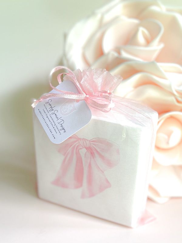 IMPERFECT Pink Bow Cocktail Napkins Pack of 50