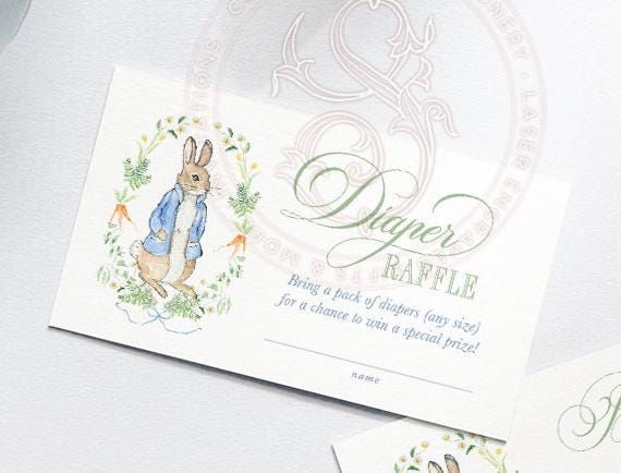 Rabbit Boy Baby Shower Books for Baby Insert Cards Printed - Baby Boy Sprinkle - Gender Neutral (20 printed cards | Books for Baby)