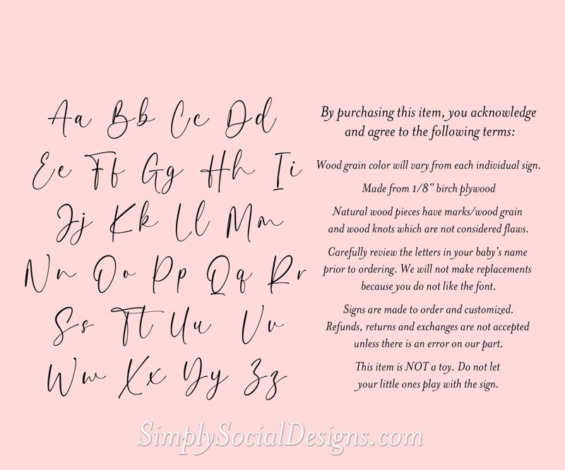 Antler Baby Boy Birth Announcement Sign: Engraved Wood Stats (4" inches)