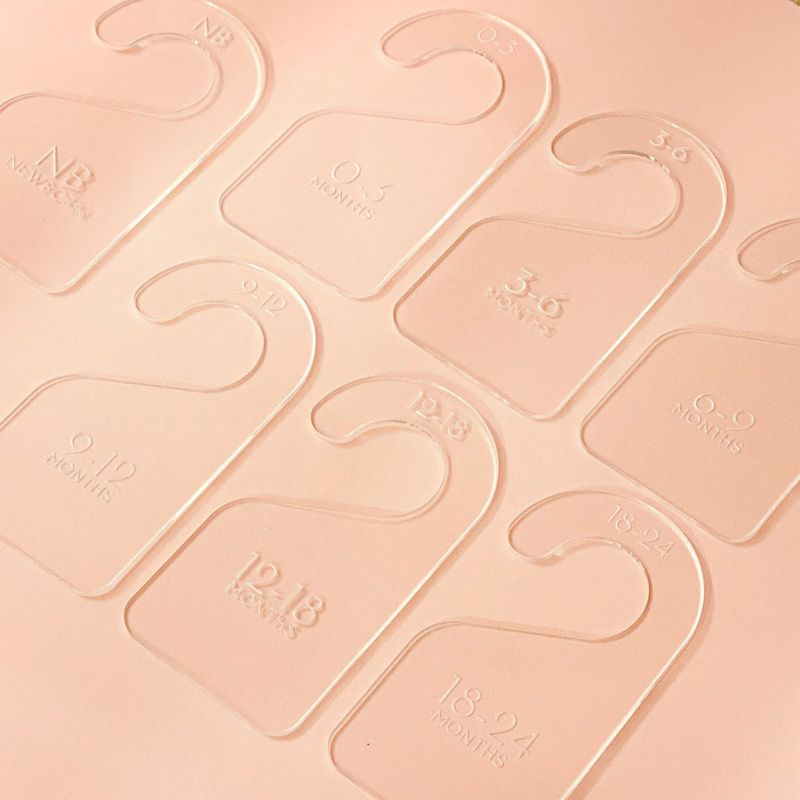 Baby Closet Dividers, Nursery Closet Clothes Dividers, Wardrobe Dividers, Baby Shower Gift, Newborn Closet Organizer, Nursery décor
