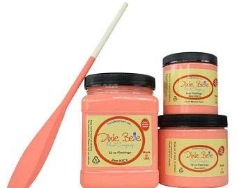 Dixie Belle Flamingo Paint, DIY paint, Mineral Chalk Paint