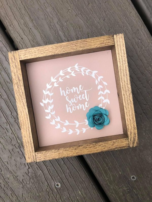 Blank Wood Sign, Rustic Wood Blanks for signs, Wood Sign, Mini wood sign, DIY Sign, Farmhouse Signs, Framed Wood Blank, (set of 6)