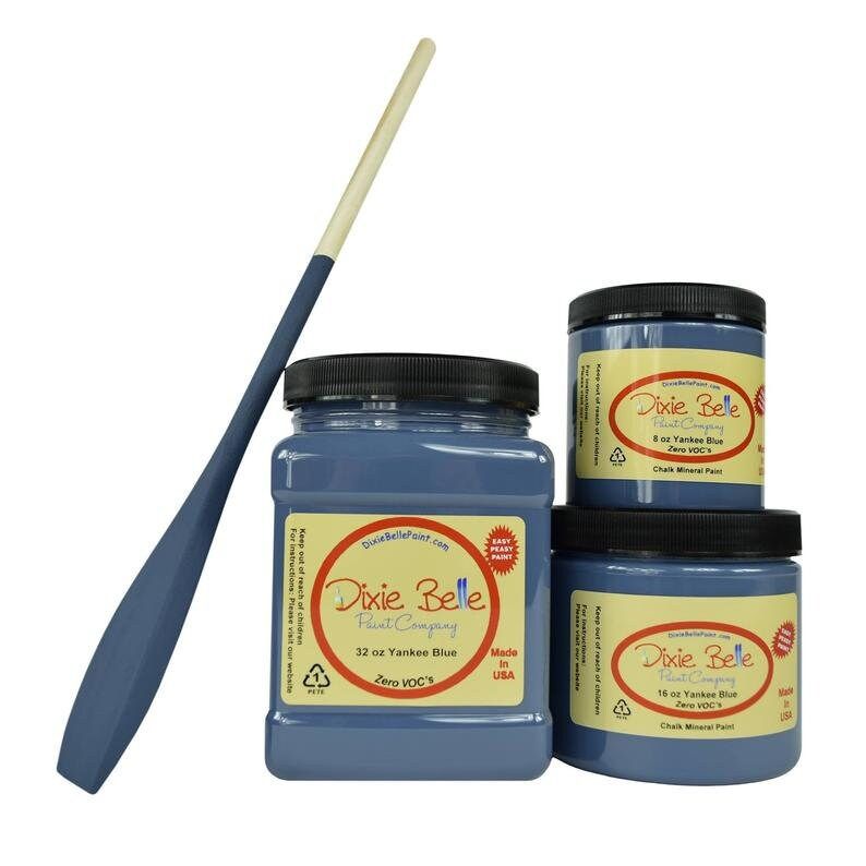 Dixie Belle Yankee Blue Paint, DIY paint, Mineral Chalk Paint