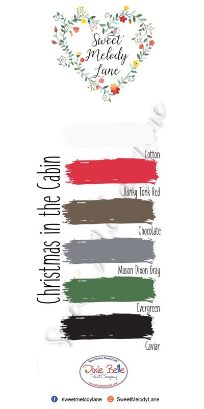 Christmas Cabin Color Pallet