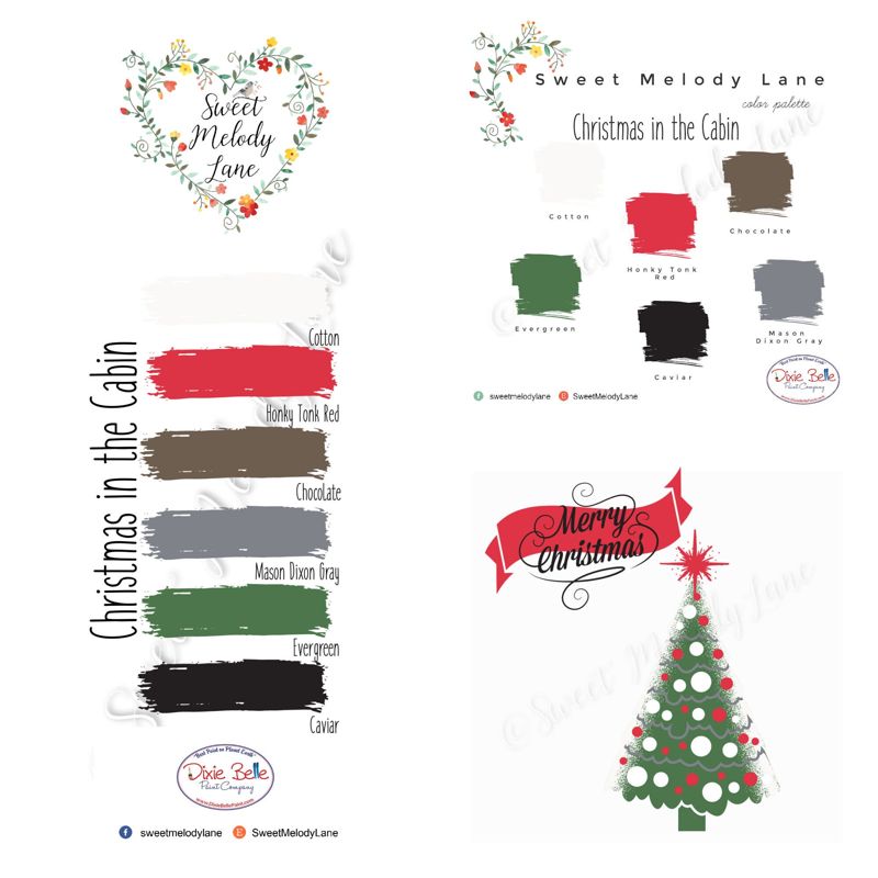Christmas Cabin Color Pallet