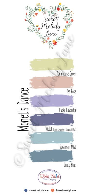 Monet's Dance Color Pallet