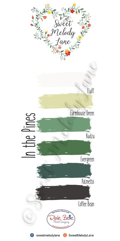 In the Pines Color Pallet