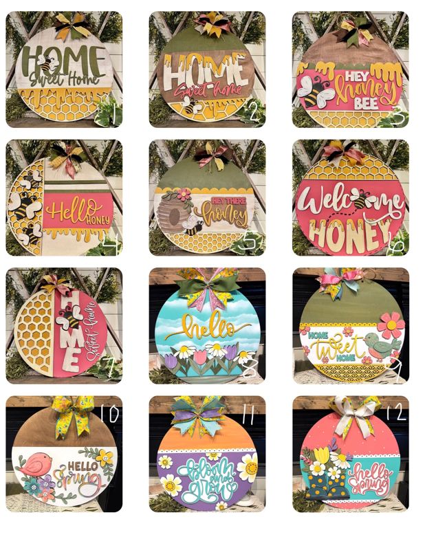 Miranda Harris Door Hanger Party