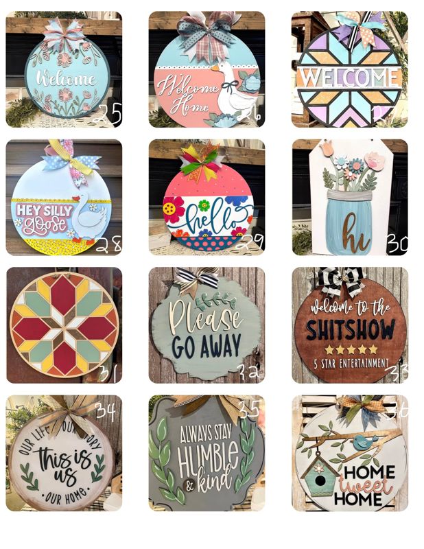 Miranda Harris Door Hanger Party